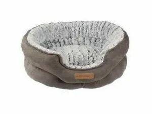 Snake Suede Basket - L Snake (White With Black), 75 X 50 X 28 Cm