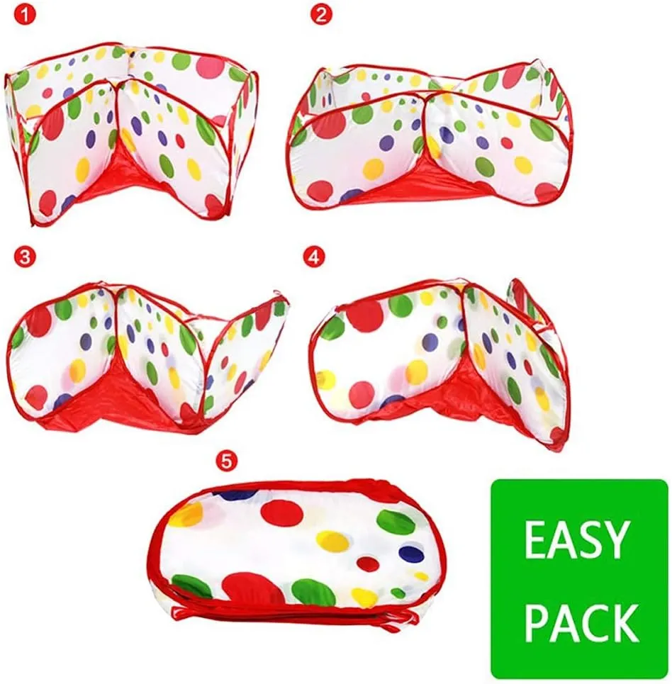 Tfwadmx Small Animals Cage Tent Hamster Foldable Exercise Playpen, Indoor/Outdoor Open Portable Fence with Seesaw for Rat Guinea Pig Rabbits Hamsters Chinchillas Gerbil Hedgehog