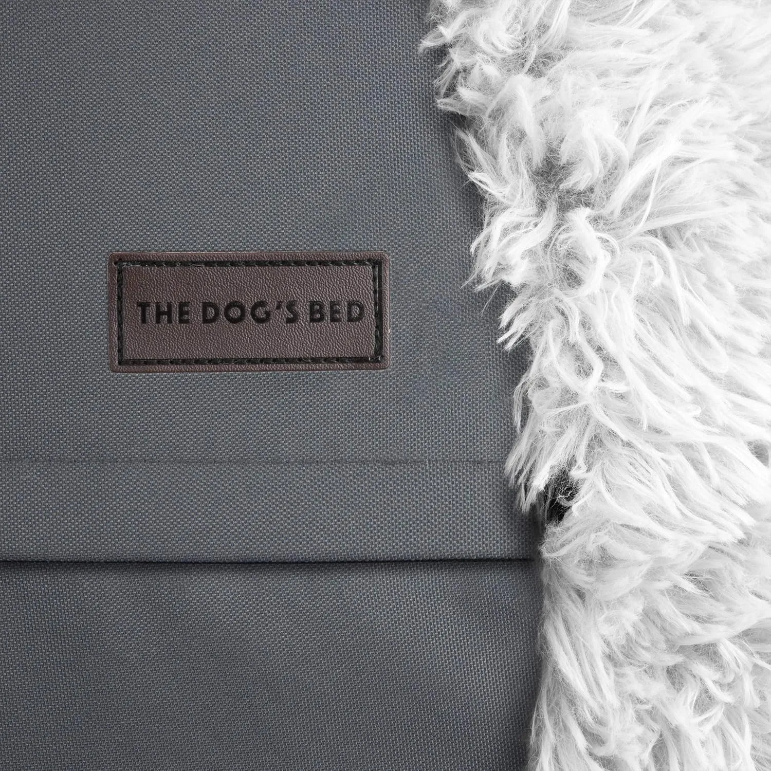 The Dog's Bed Replacement Cover Only for The Dogs Bed Sound Sleep Donut Dog Bed Spare Cover, XXL Ice White Plush, Veterinary Approved