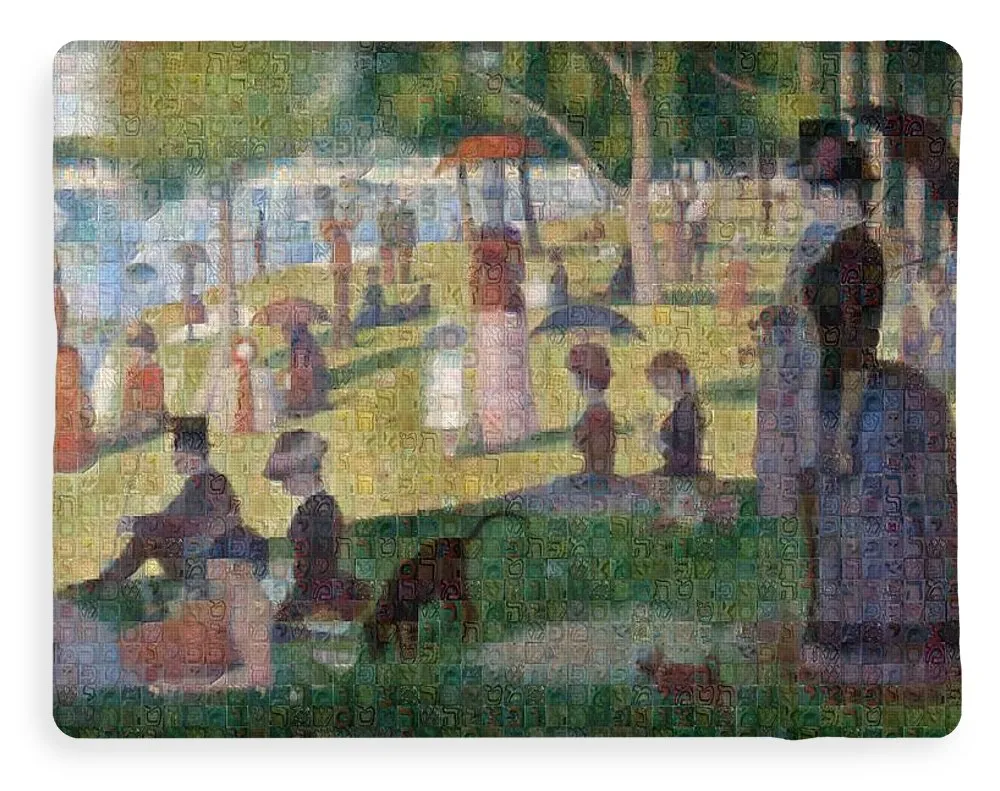 Tribute to Seurat - Blanket
