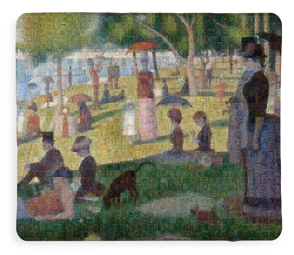 Tribute to Seurat - Blanket