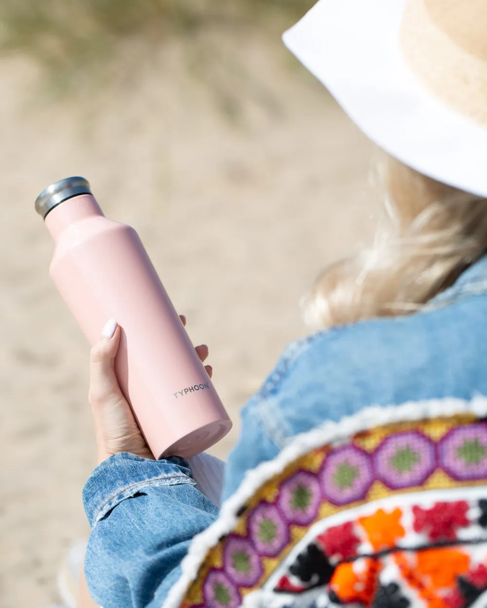 Typhoon 500ML Double Wall Stainless Steel Bottle Pink