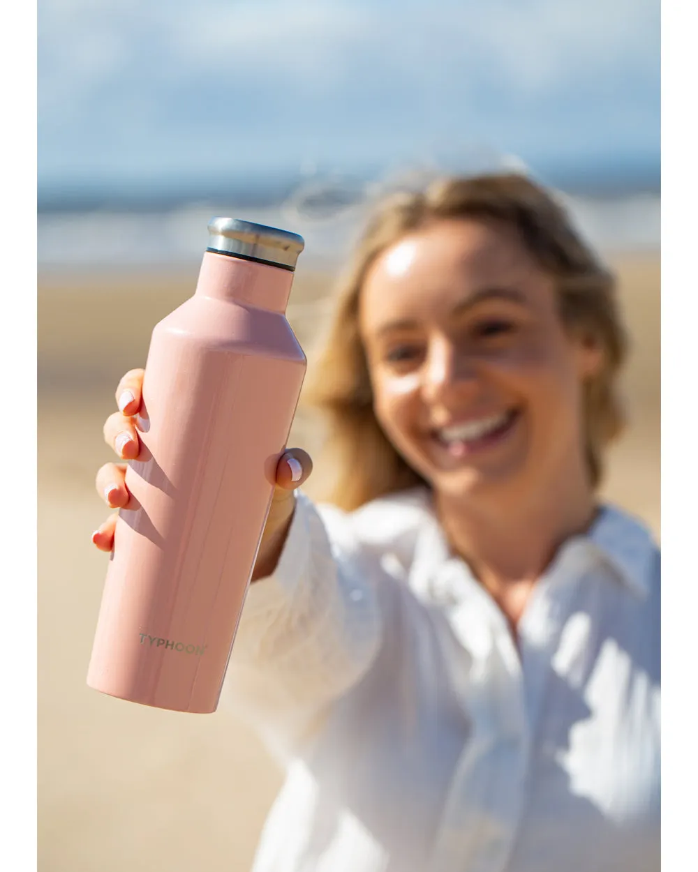 Typhoon 500ML Double Wall Stainless Steel Bottle Pink