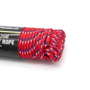 Utility Rope 6mm x 25m - Red