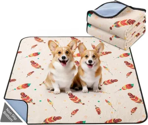 Washable Dog Pee Pads: 2 Pack Reusable, Waterproof & Leakproof, Non-Slip Whelping Pads for Floor, Playpen, Crate, Couch, 36x41 Inch